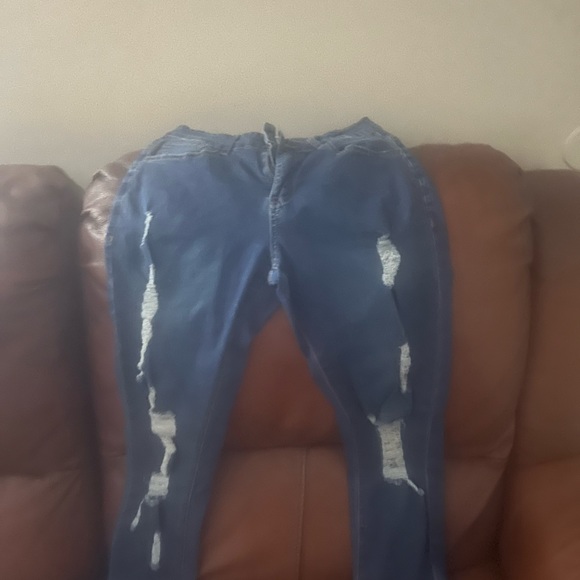 Light blue jean short - Picture 5 of 10